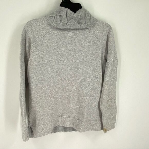 Sundays Women’s Turtleneck Knit Front Long Sleeve Gray Sweater size XS - Picture 4 of 4